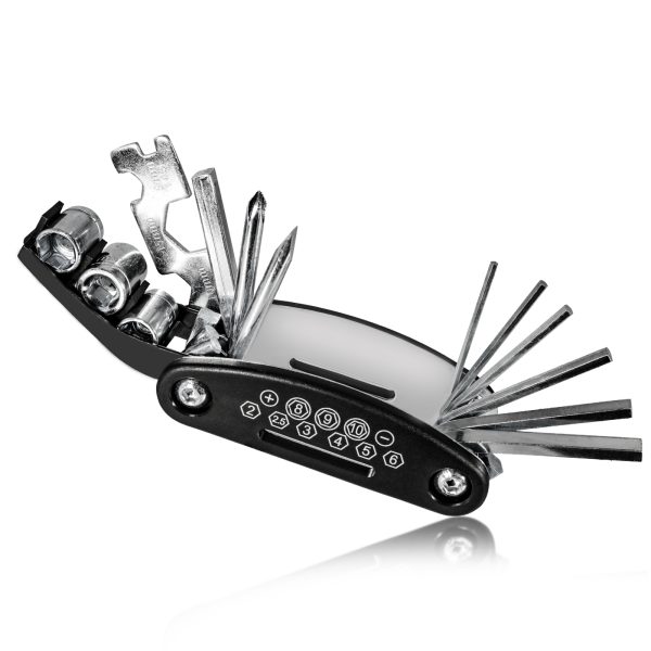 Bicycle 16 in 1 Multifunction Tool Portable Foldable Repair Screwdriver Set